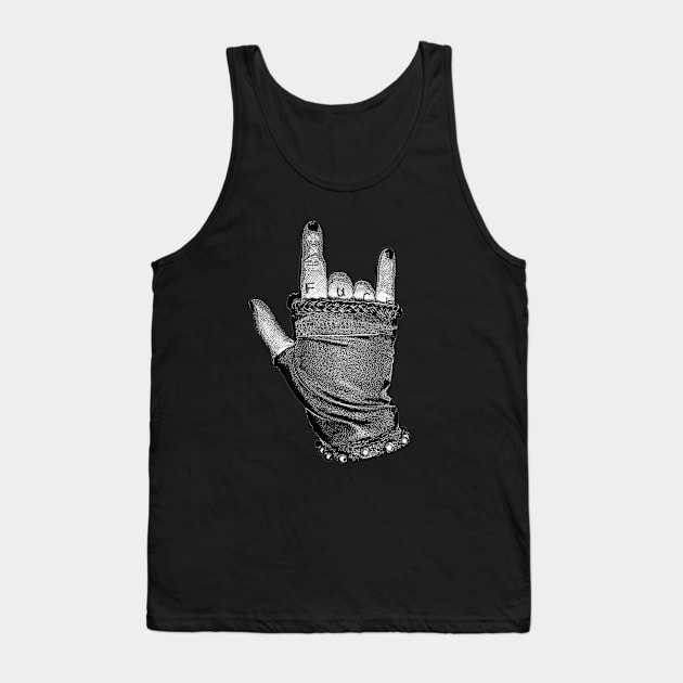 Fuck Rock Hand Tank Top by MaksciaMind